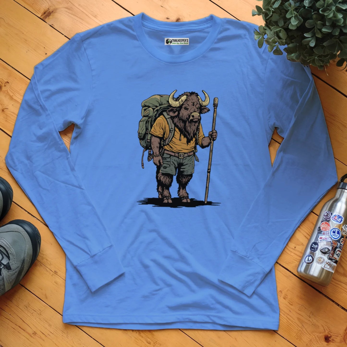 Water Buffalo Backpacker Long Sleeve T-Shirt