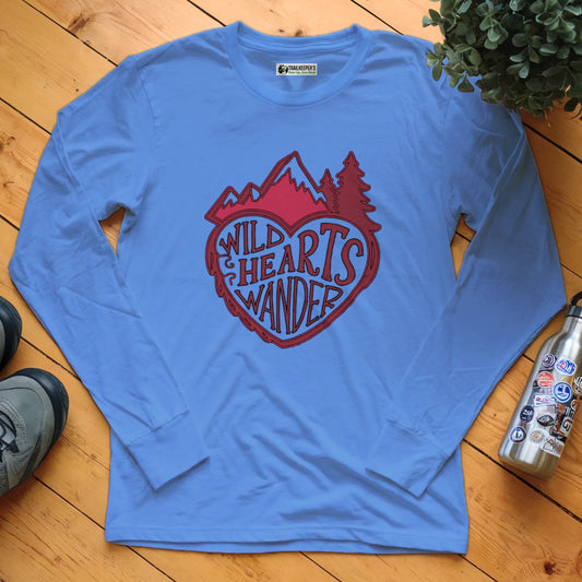 Wild Hearts Wander Long Sleeve T-Shirt