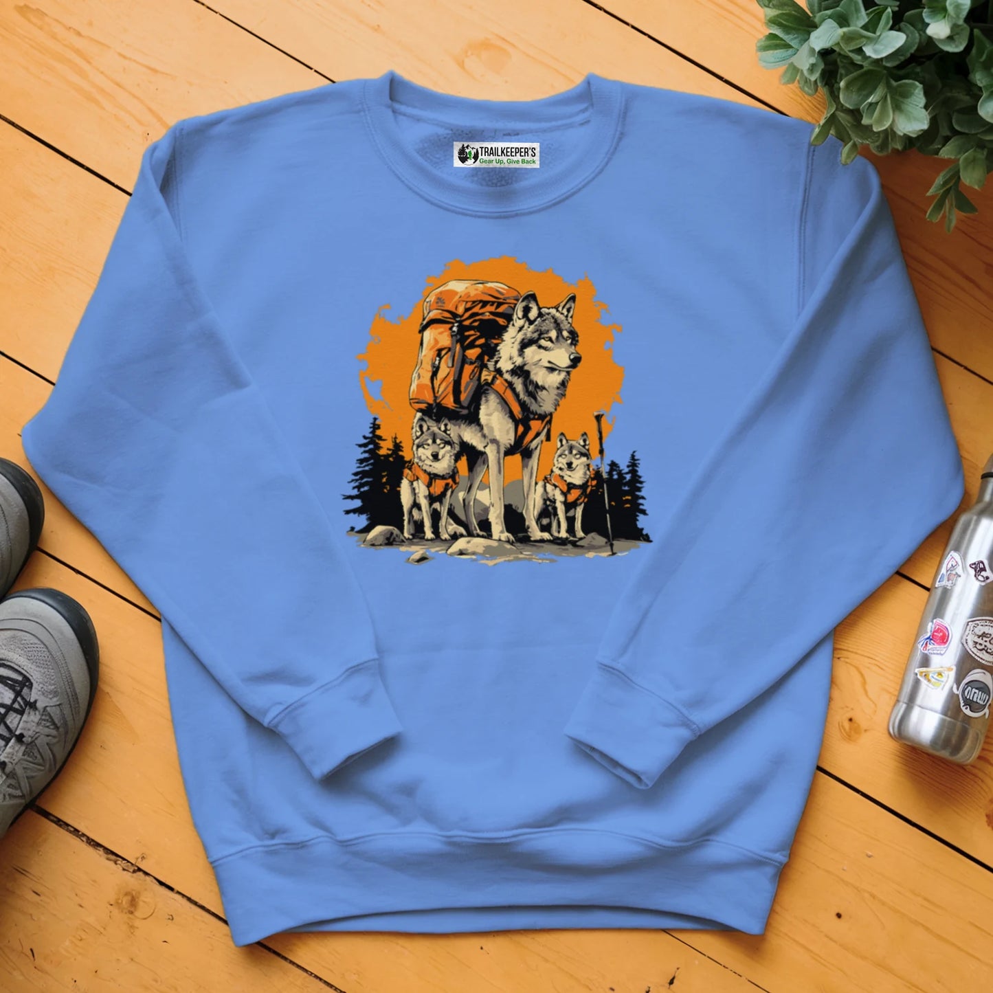 Wolf Backpacker Family Sweatshirt