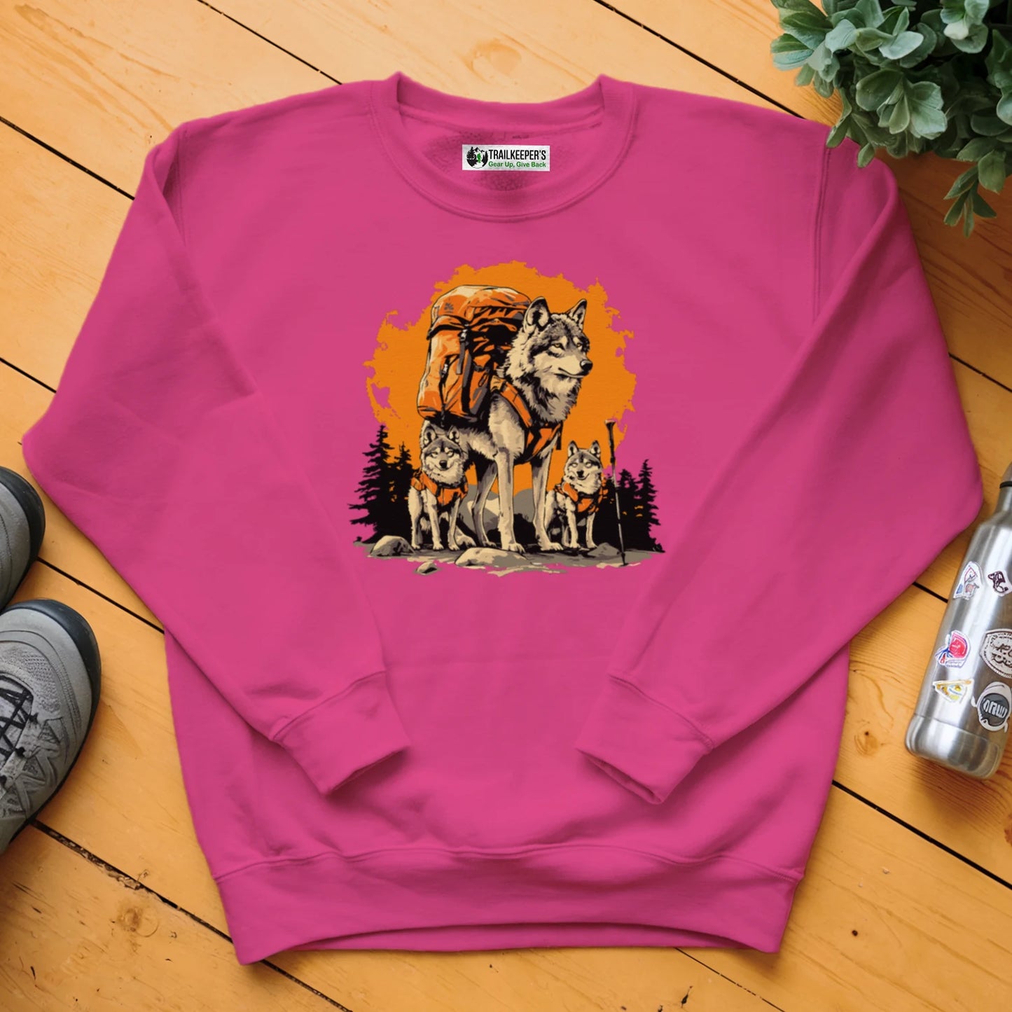 Wolf Backpacker Family Sweatshirt