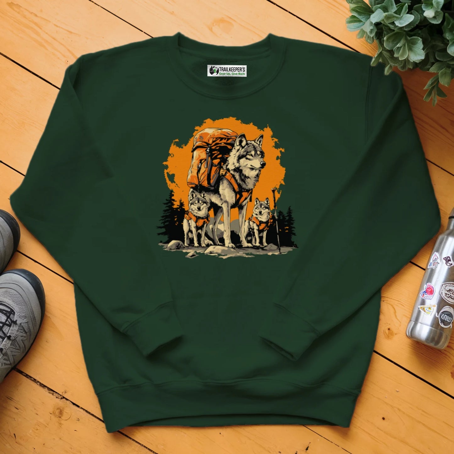 Wolf Backpacker Family Sweatshirt