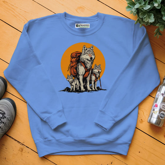 Wolf Backpacker Family Sweatshirt