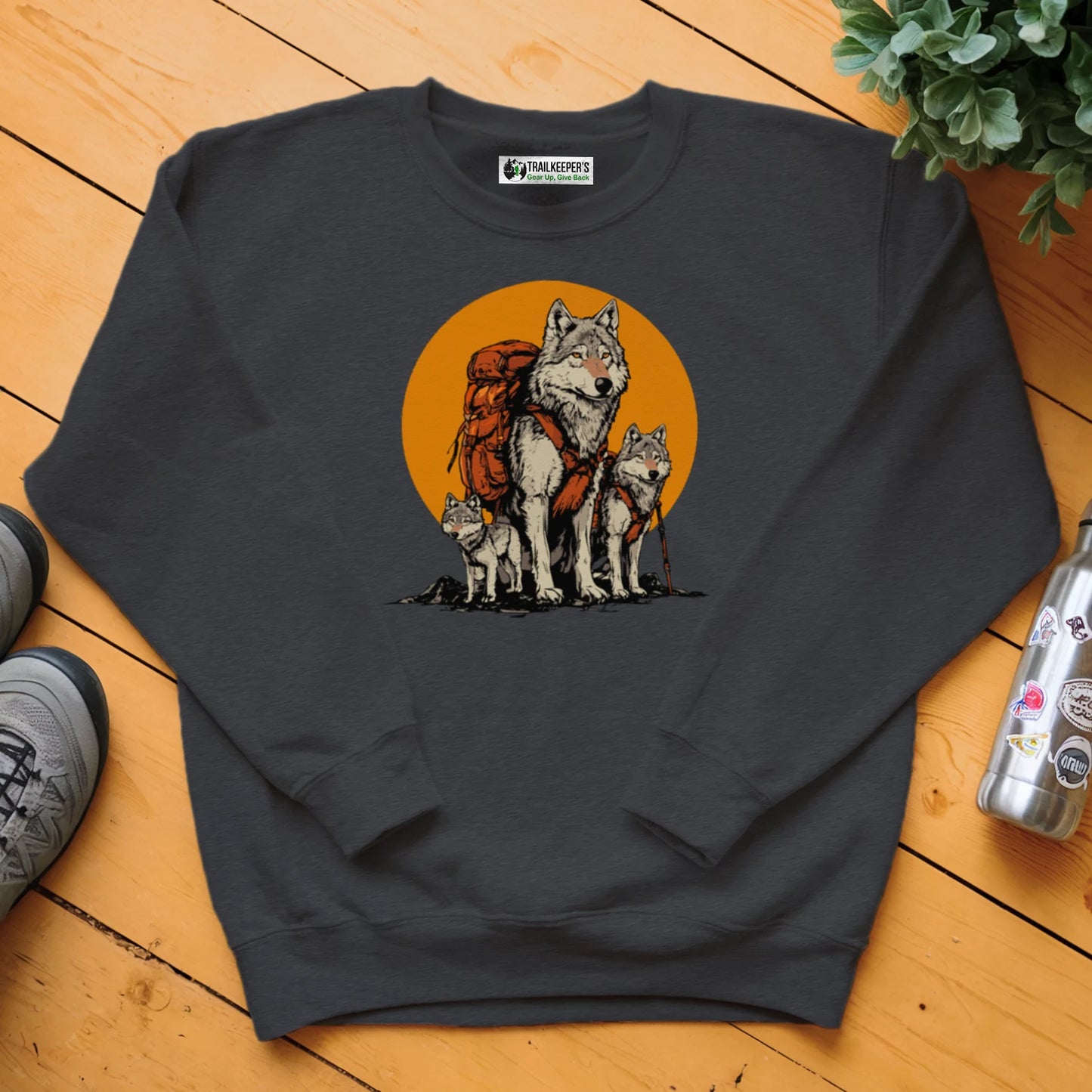 Wolf Backpacker Family Sweatshirt