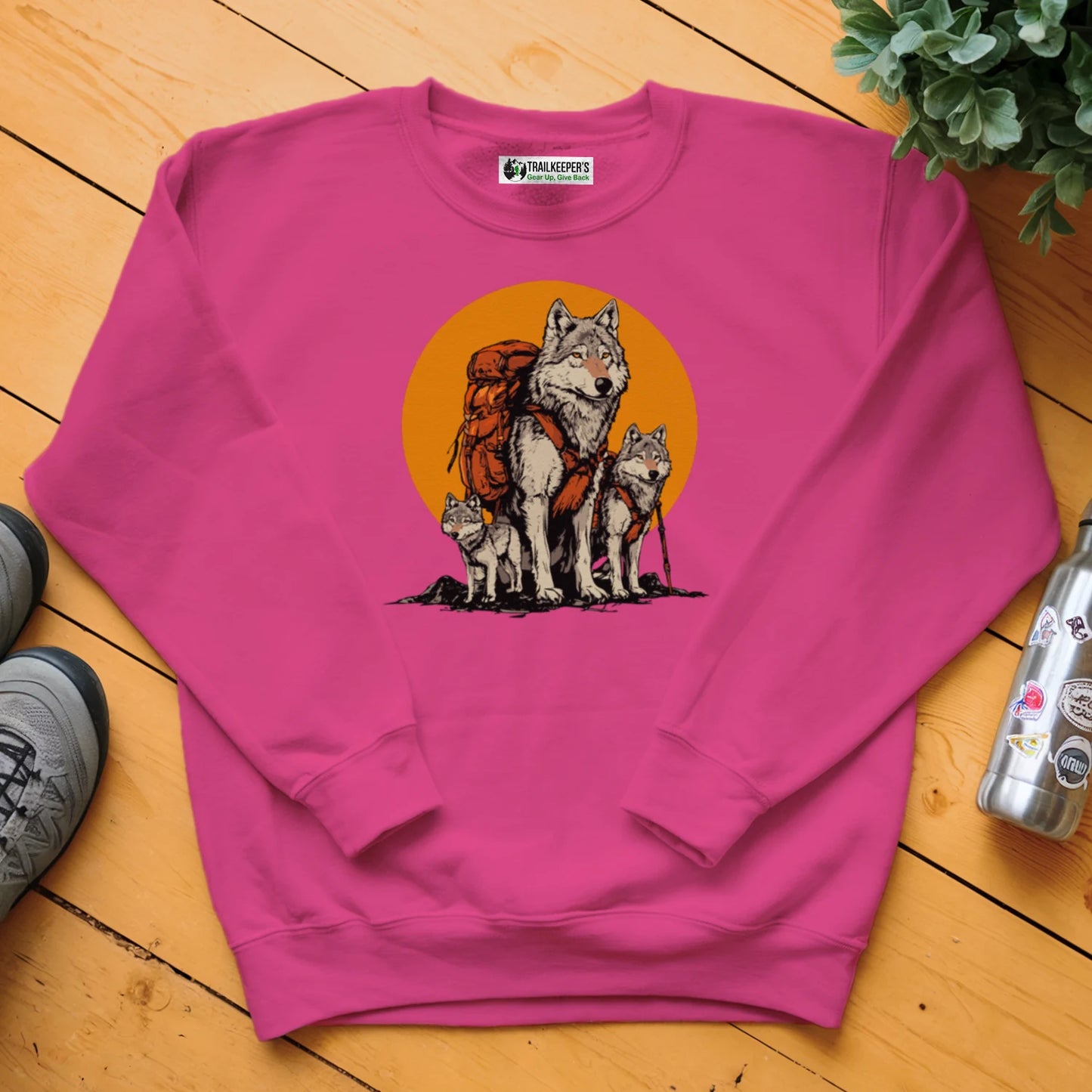 Wolf Backpacker Family Sweatshirt