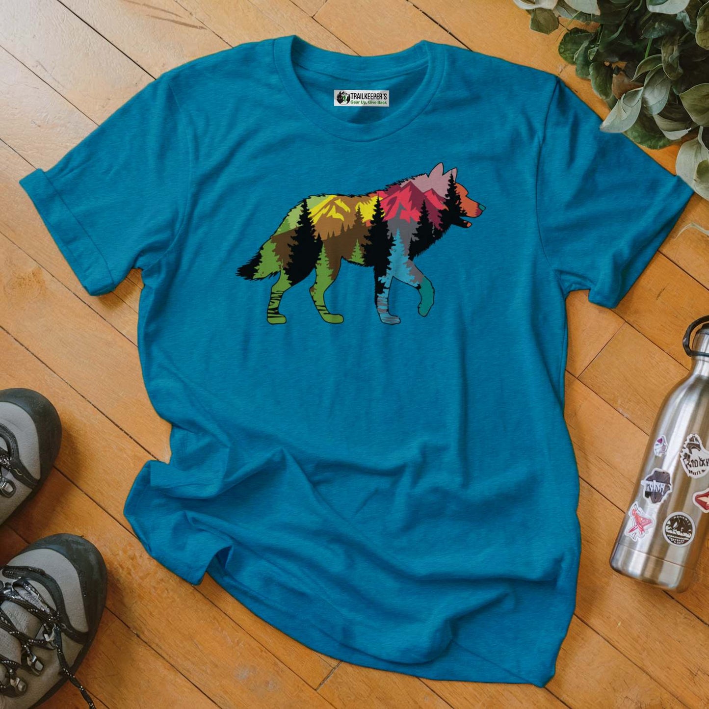 Wolf Forest Scene T-Shirt