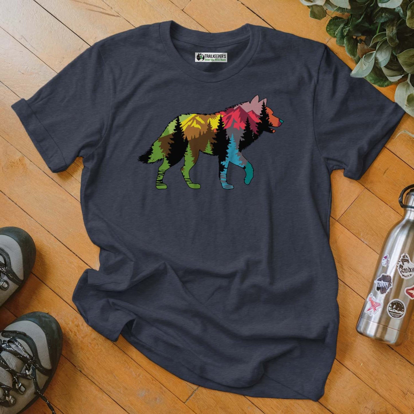 Wolf Forest Scene T-Shirt