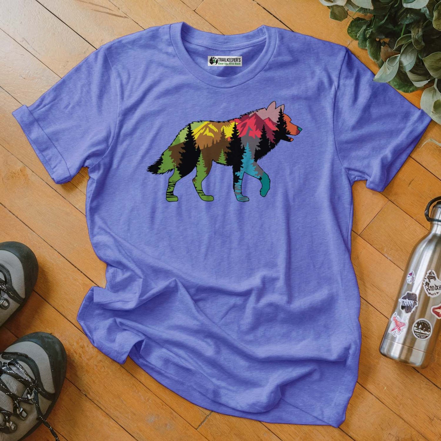 Wolf Forest Scene T-Shirt
