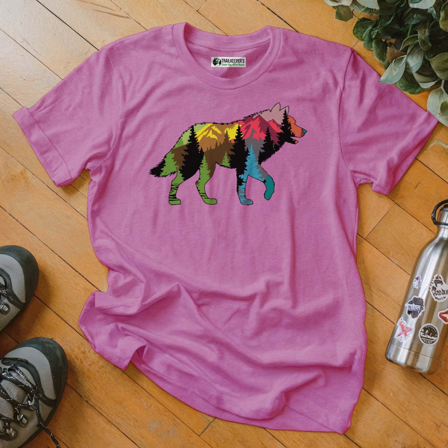 Wolf Forest Scene T-Shirt