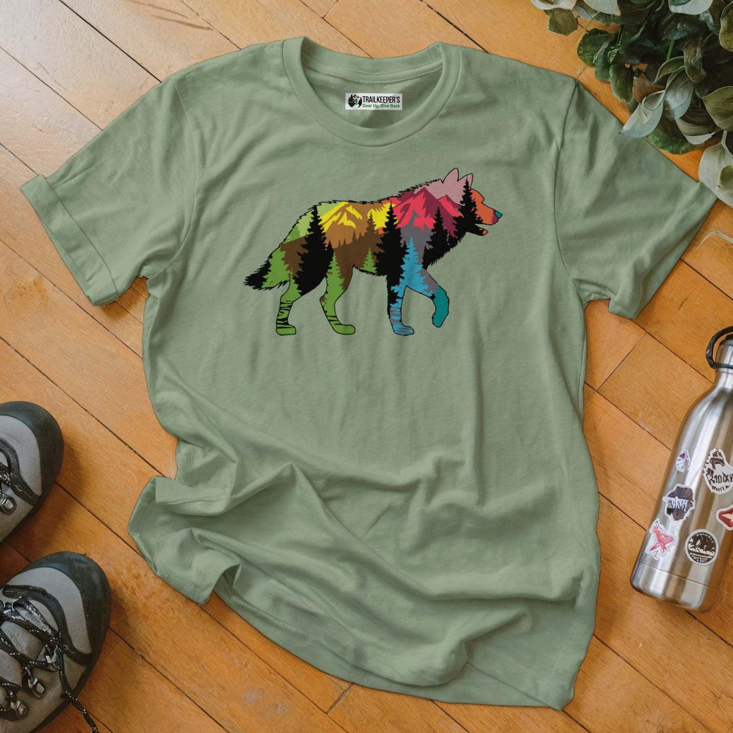 Wolf Forest Scene T-Shirt