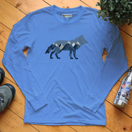 Wolf Mountains Long Sleeve T-Shirt