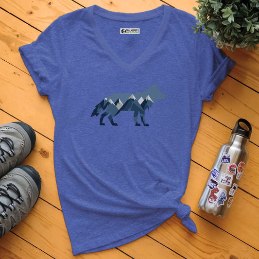 Wolf Mountains V-Neck T-Shirt