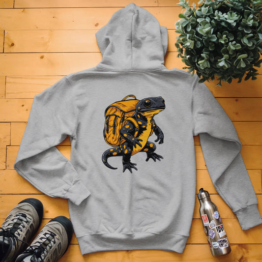 Yellow Spotted Gecko Backpacker Hoodie