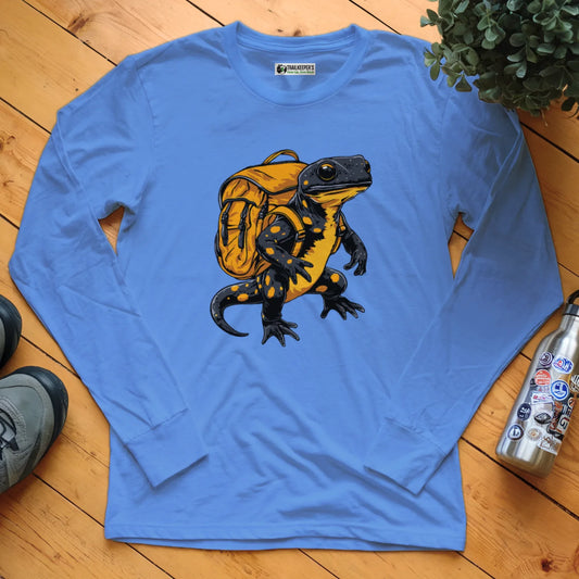 Yellow Spotted Gecko Backpacker Long Sleeve T-Shirt