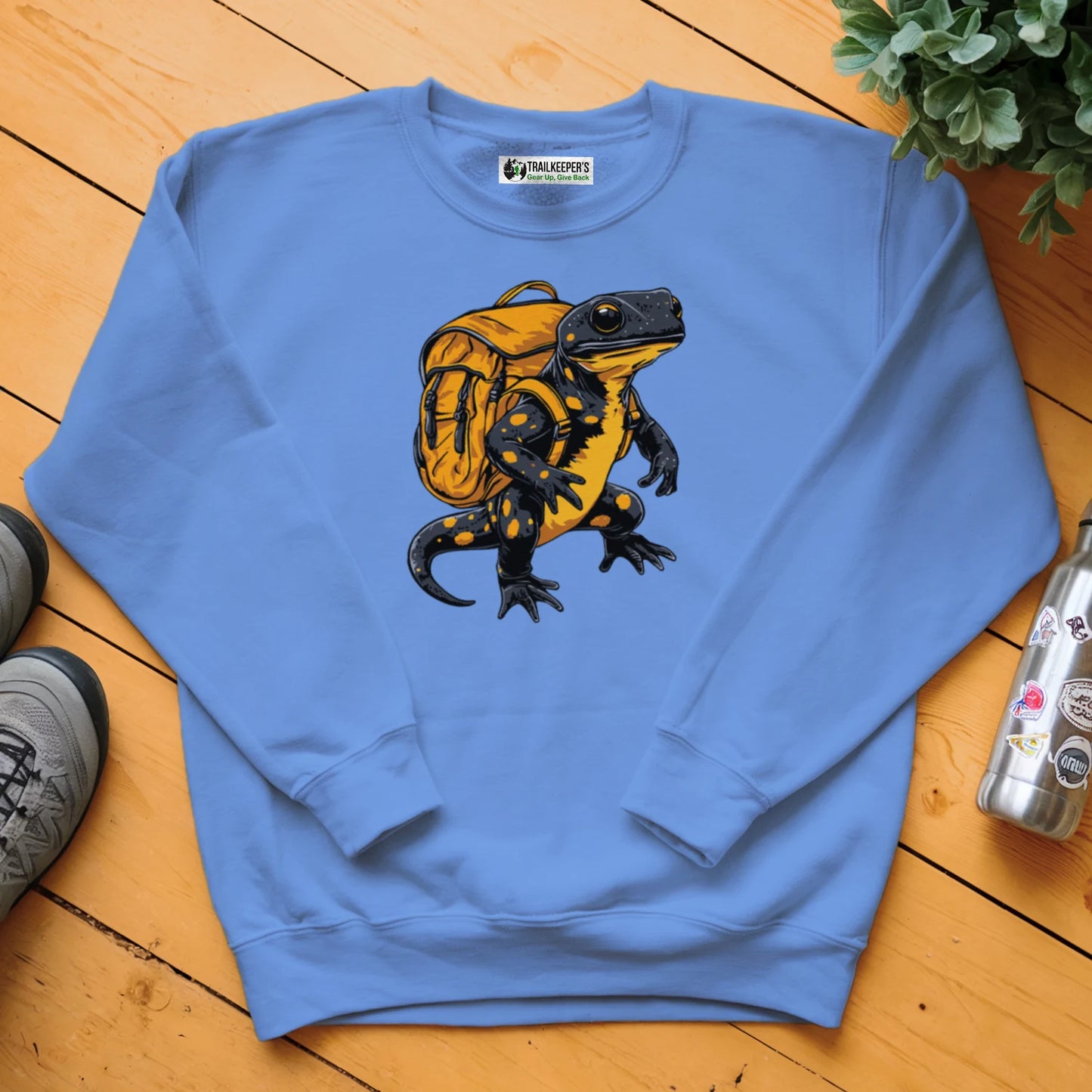 Yellow Spotted Gecko Backpacker Sweatshirt