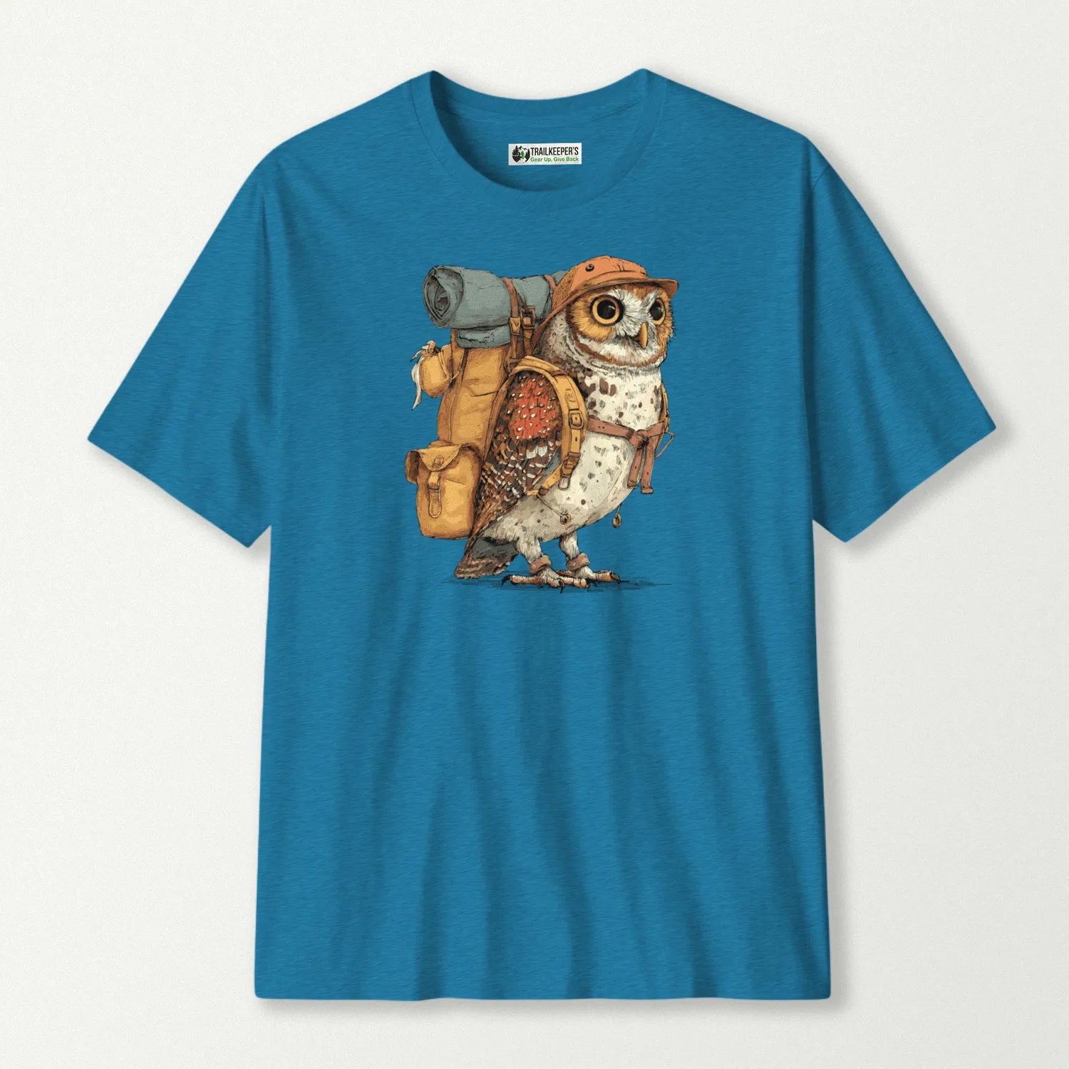 Owl Backpacker Adventurer T-Shirt – Trailkeeper's Clothing Co.