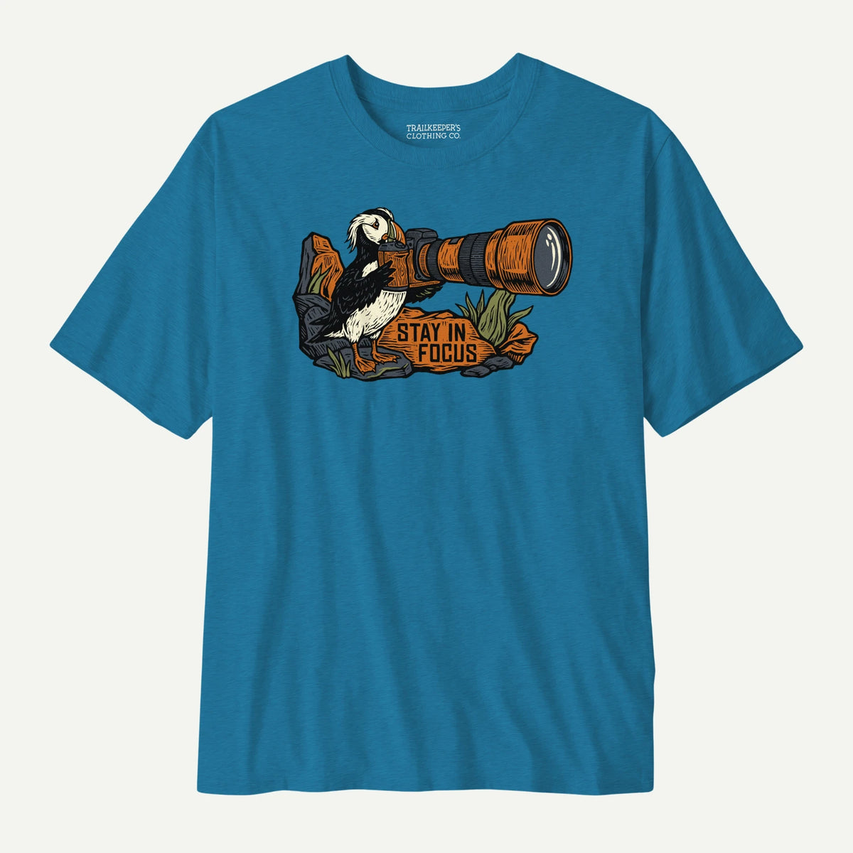 Tufted Puffin Bird Watcher T-Shirt – Trailkeeper's Clothing Co.