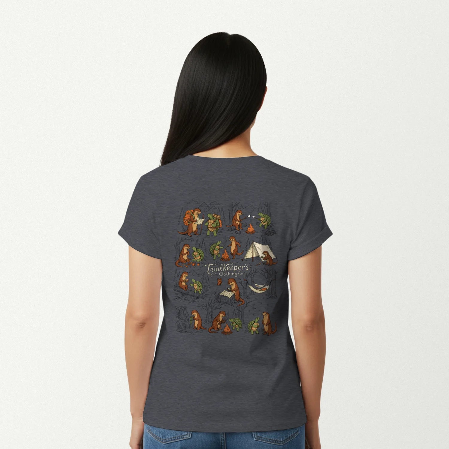 dark heather_back_woman