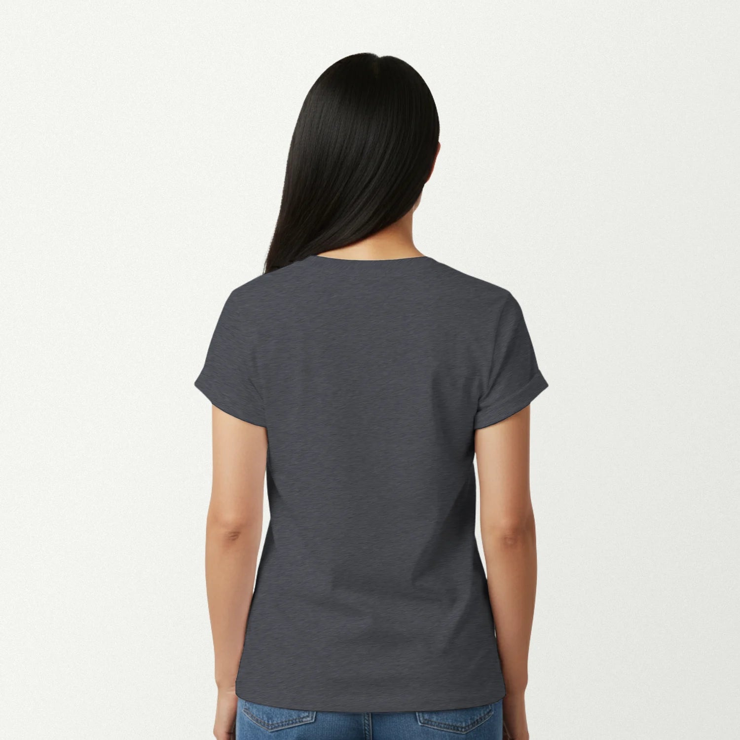 dark heather_back_woman