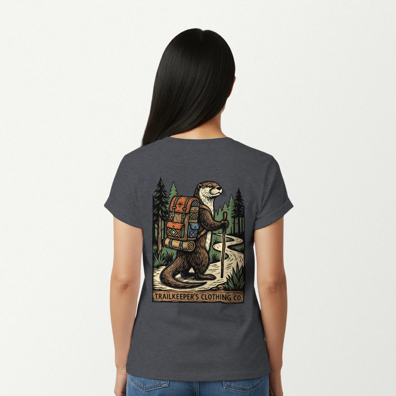 dark heather_back_woman