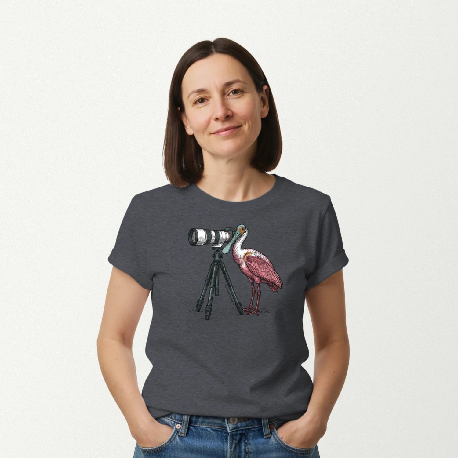 dark heather_front_woman
