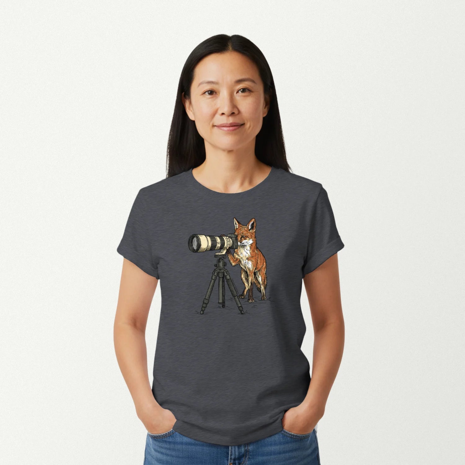 dark heather_front_woman