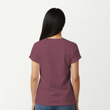 heather maroon_back_woman