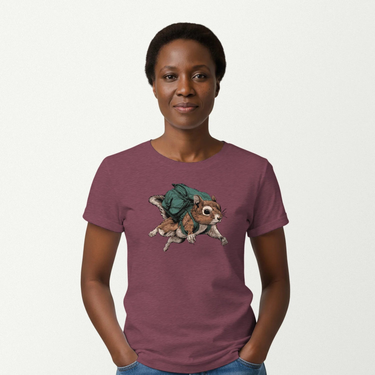 heather maroon_front_woman