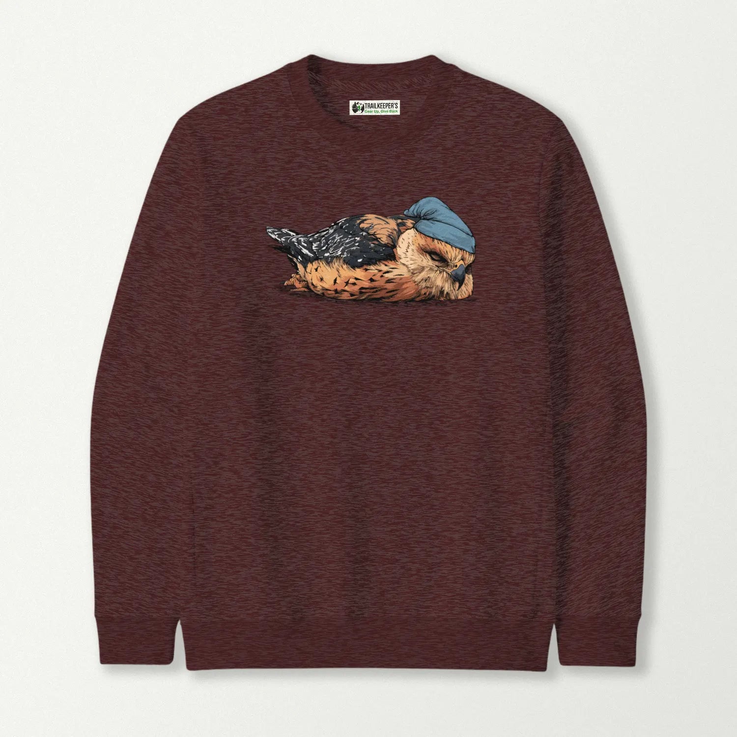 heather sport dark maroon_front