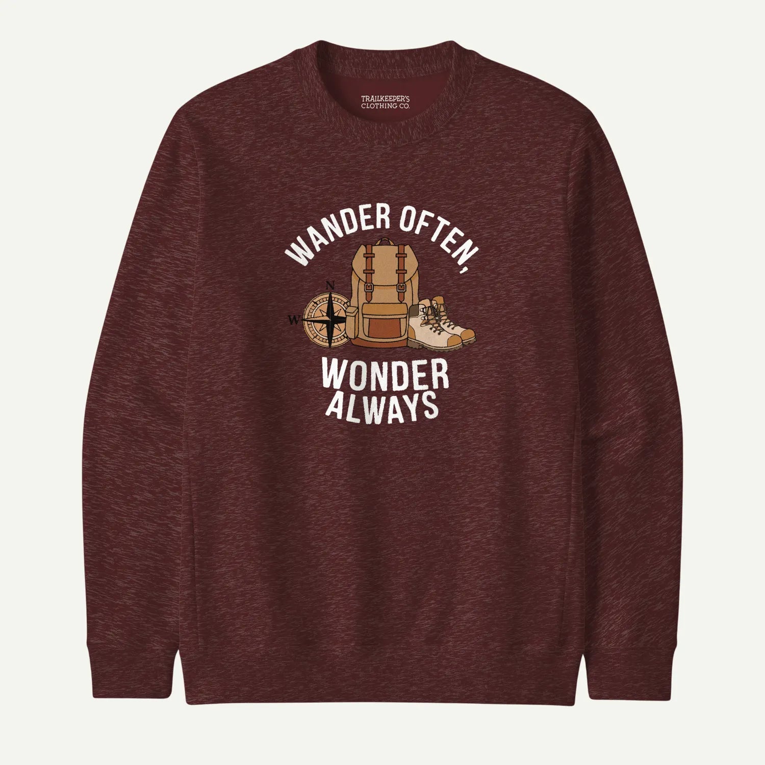 heather sport dark maroon_front