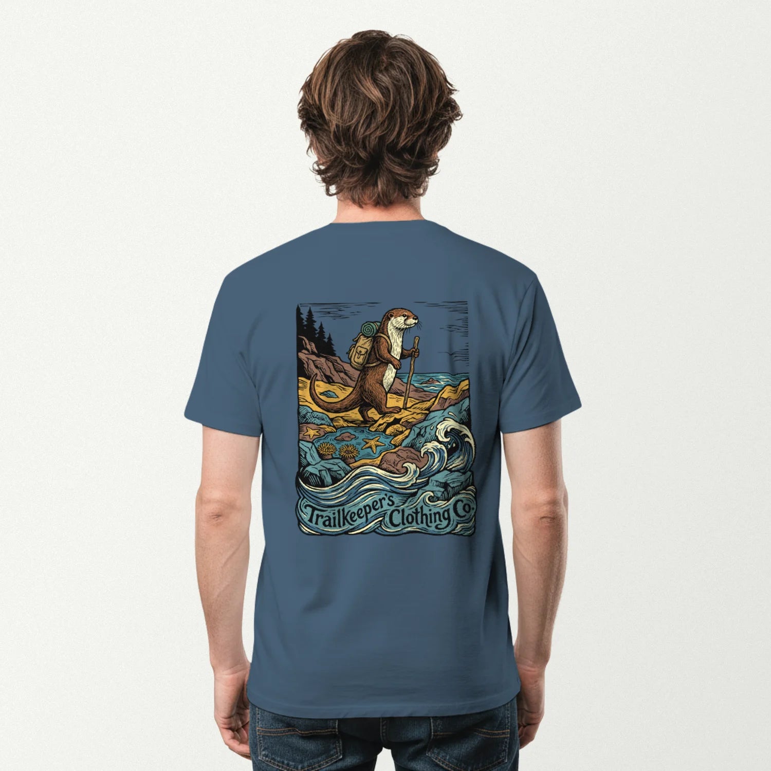 indigo blue_back_man