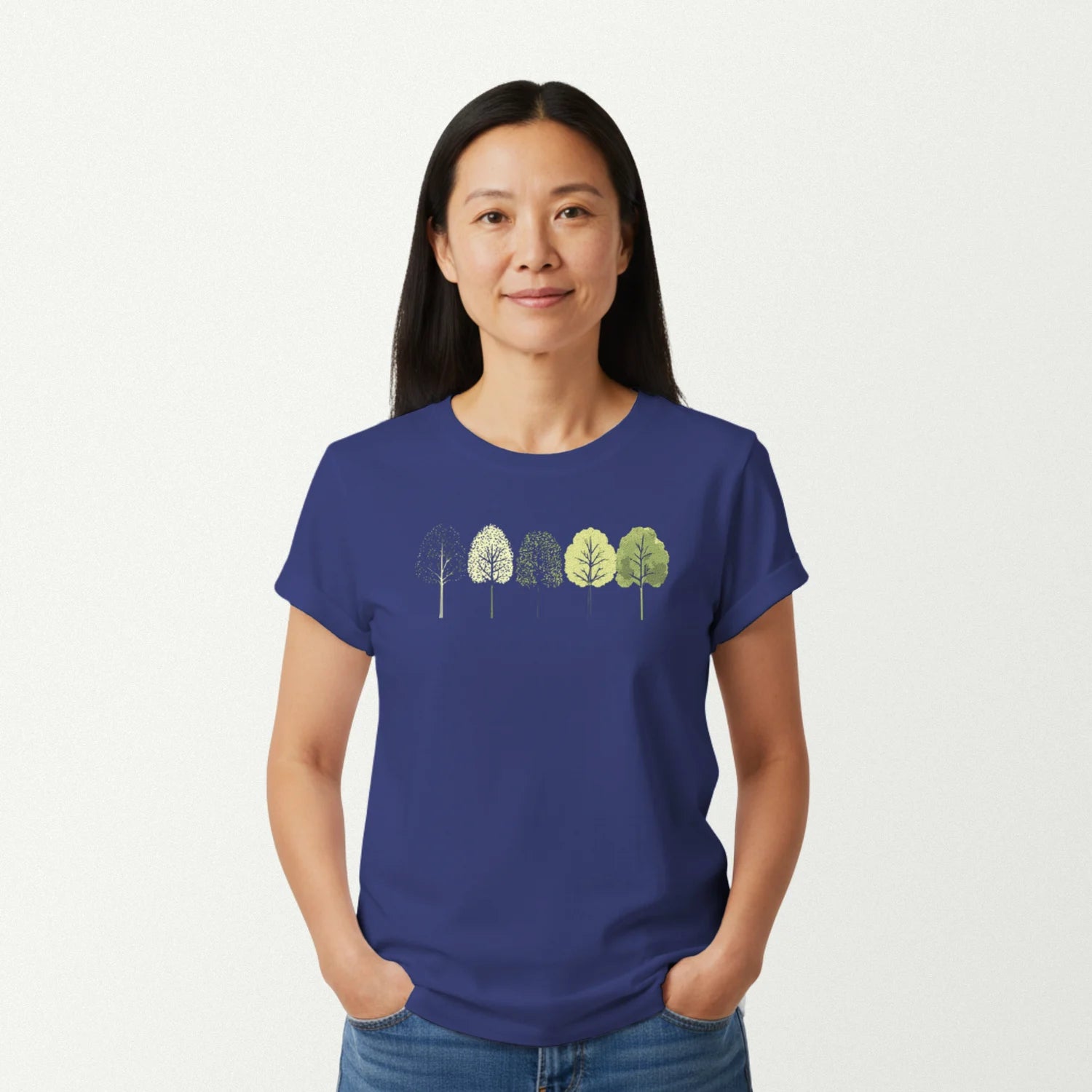 metro blue_front_woman