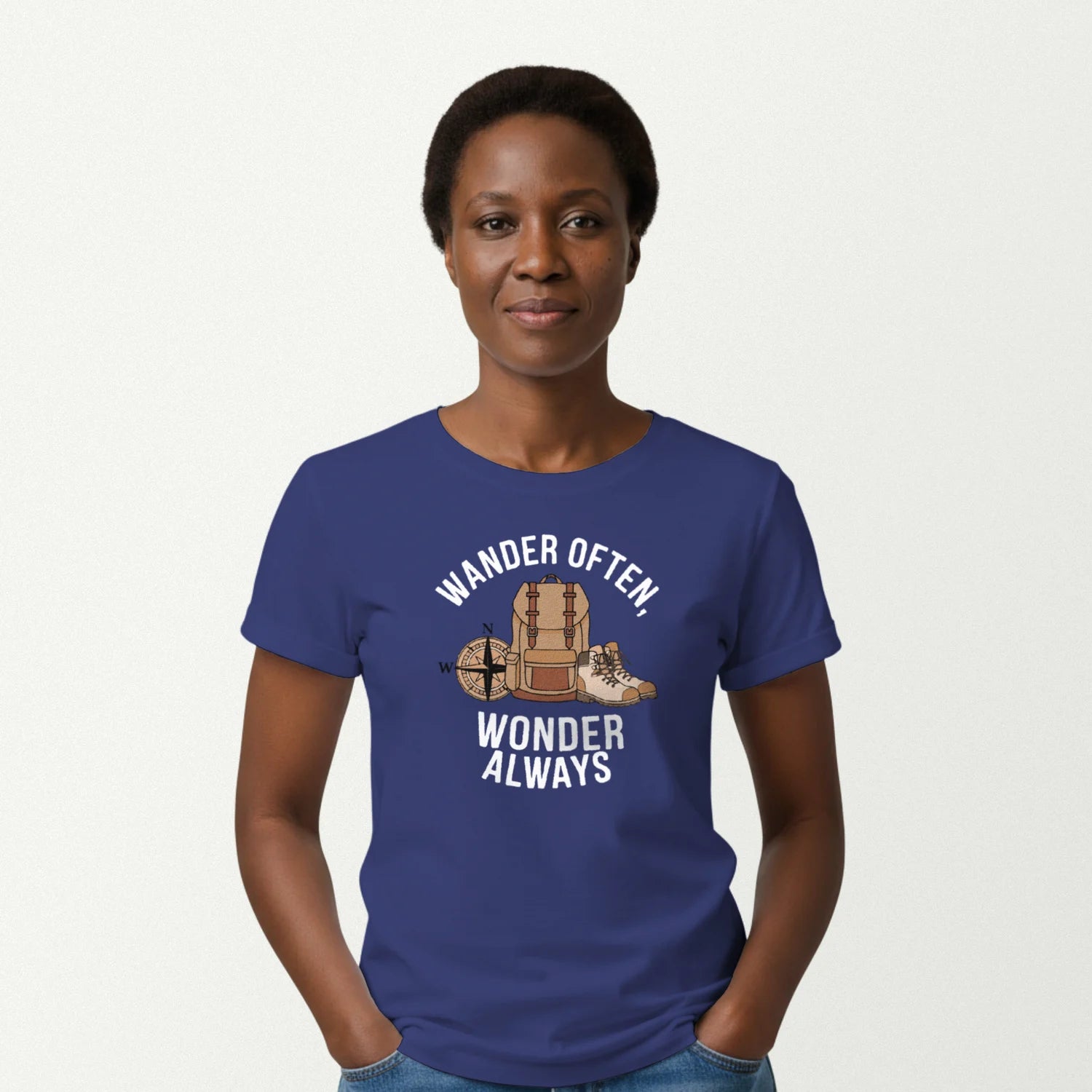 metro blue_front_woman