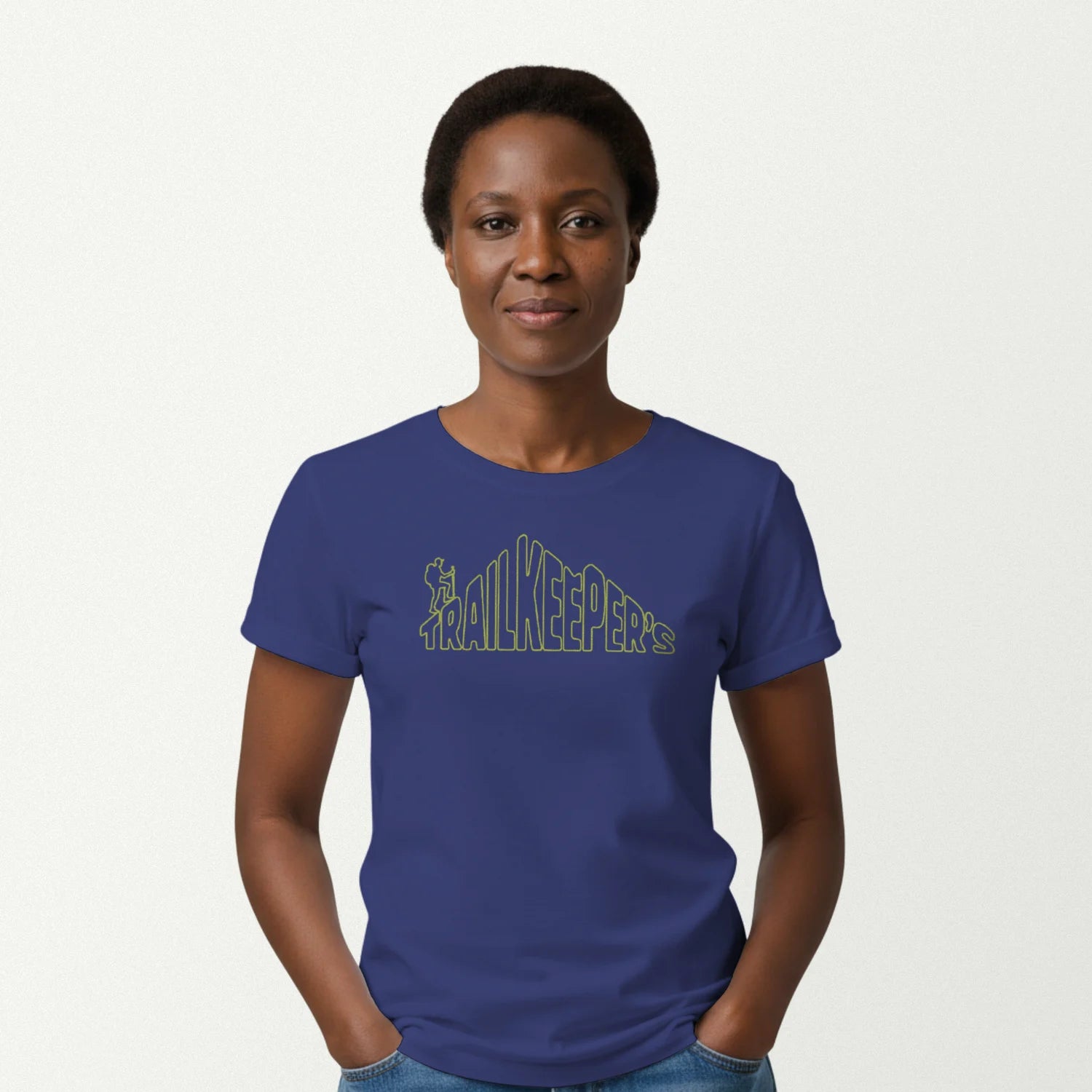 metro blue_front_woman